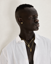 Axis Gold Bar Necklace
